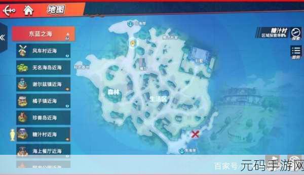 航海王热血航线，湖的北边炊烟位置全解析