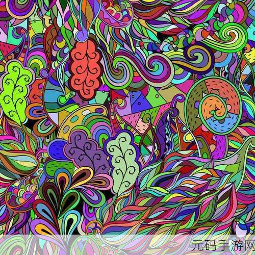 创意无限，色彩狂欢，爆炸涂鸦下载量飙升，填色涂鸦新风尚