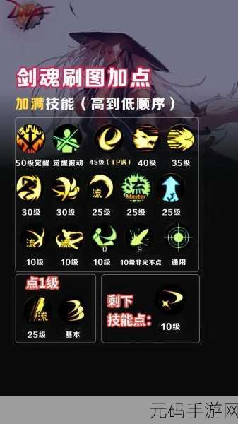 地下城与勇士手游剑魂 SP 点完美分配指南