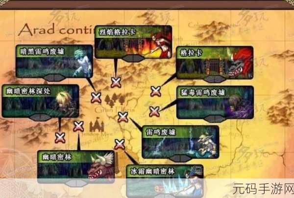 地下城与勇士手游，开启烈焰格拉卡地图全攻略