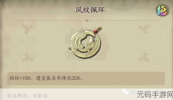 天地劫寰光佩环饰品深度解析与实战应用指南