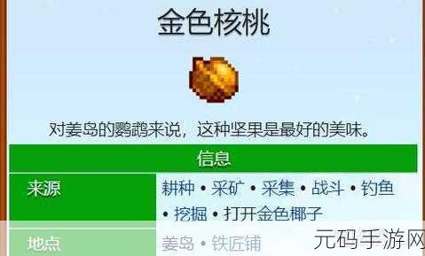 星露谷物语,金核桃总数查看秘籍与深度攻略
