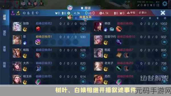 王者荣耀,树叶与白姨关系的 2022 深度剖析