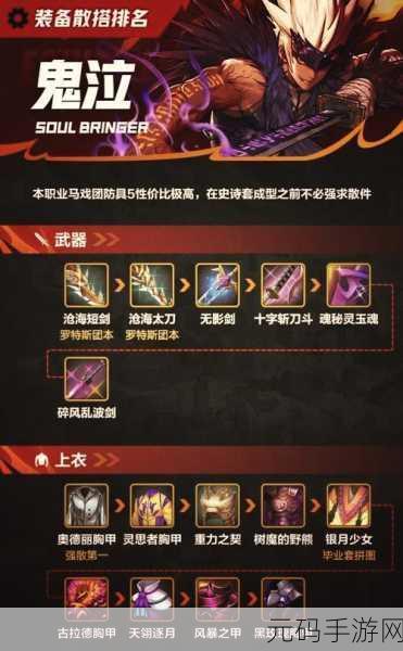 DNF 手游阿修罗武器全解析,灵魂武器与 100 级的绝佳之选