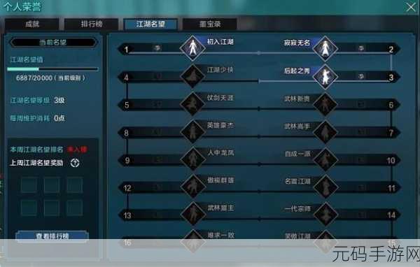 模拟江湖，深度解析悬鱼奖励获取全攻略