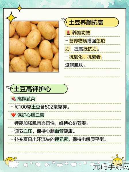 小森生活中超级土豆的神奇功效与多样用途