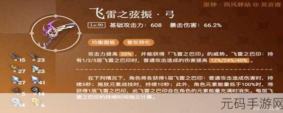 原神飞雷之弦振全解析,属性与抽取价值
