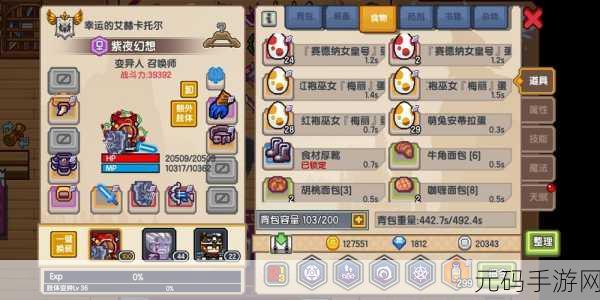 伊洛纳手游,快乐药剂的神秘力量与巧妙运用