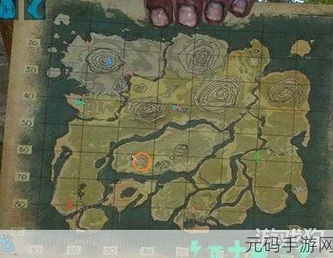 方舟生存进化手游,探寻神秘矿洞的坐标分布