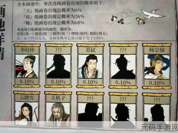 江南百景图沈周珍宝搭配秘籍 助力称霸游戏江湖