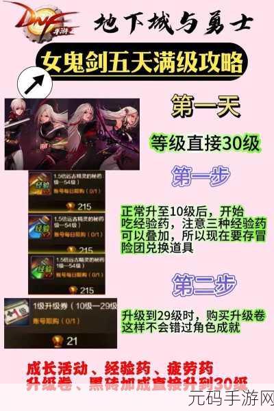 DNF 手游，满级角色速成大揭秘