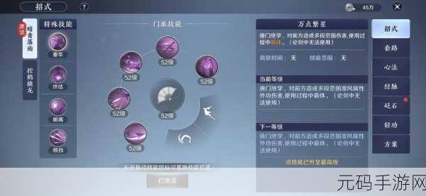 天涯明月刀手游之唐门深度解析，技能与实力全览