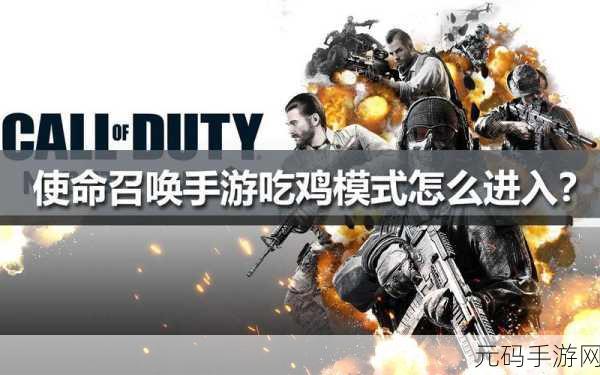 使命召唤手游吃鸡模式轻松入场指南