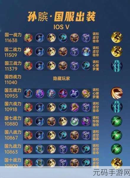 王者荣耀 S9 孙膑辅助铭文绝佳搭配指南