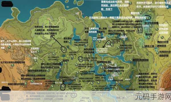 原神草神大世界材料收集全攻略