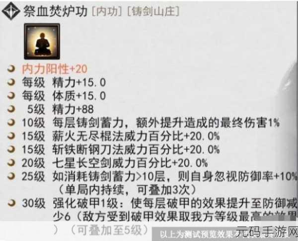 我的侠客，铸剑山庄之开天刀法深度解析