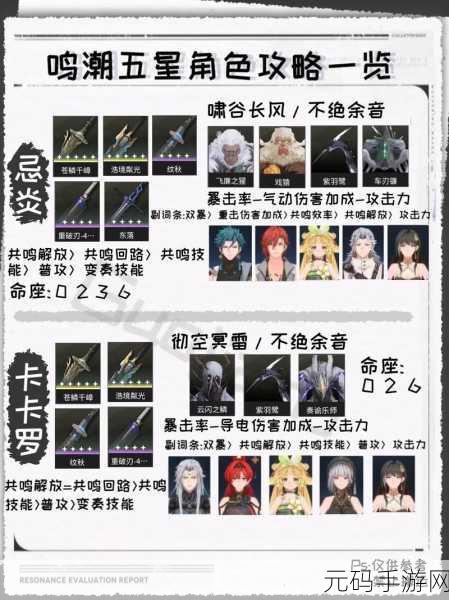 鸣潮相里养成材料全解析，助力你的游戏之旅