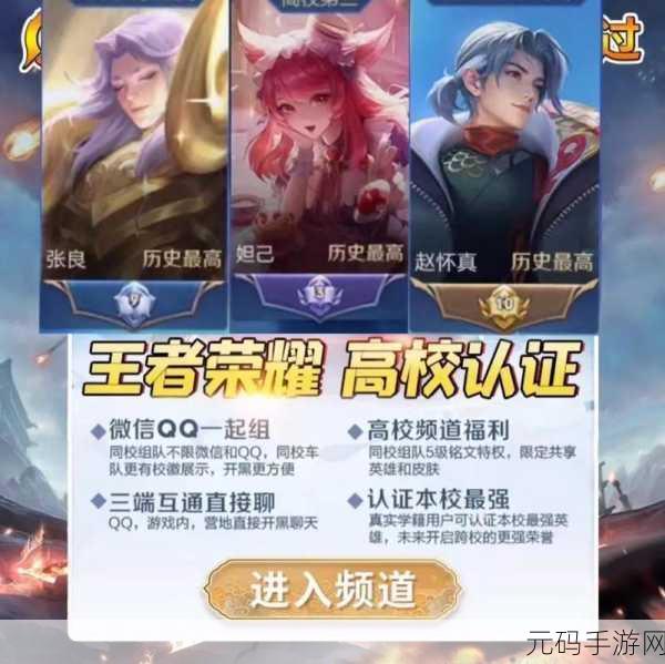 王者荣耀高校认证活动全攻略，带你轻松参与