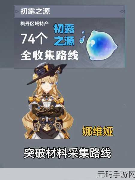 原神娜维娅天赋突破材料全解析