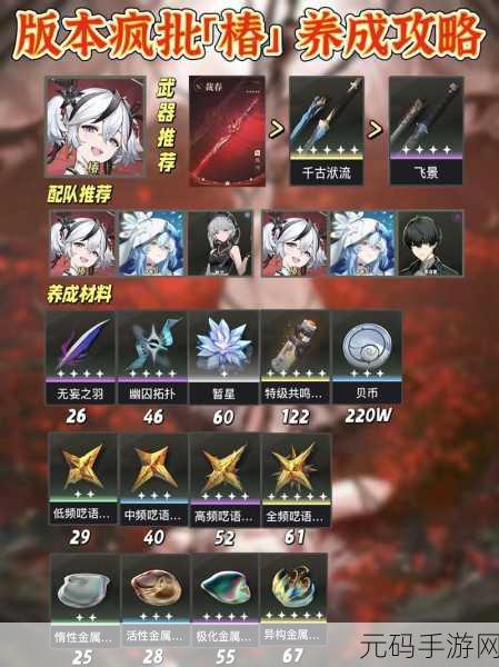 鸣潮椿养成秘籍，打造无敌战力的全攻略指南