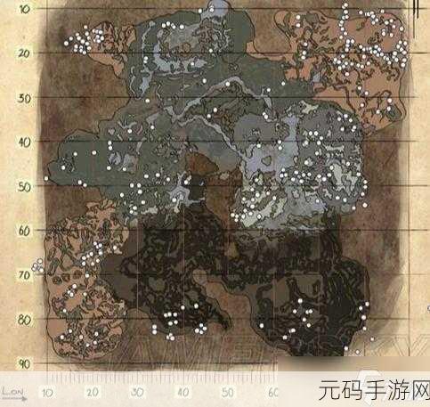 方舟生存进化焦土,地图大小与资源分布深度解析