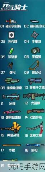 元气骑士,合成武器秘籍大公开