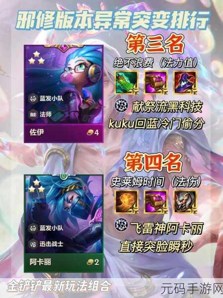金铲铲之战,炼丹执法蔚突变的最佳抉择攻略