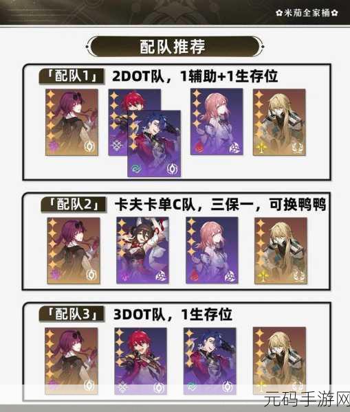 崩坏星穹铁道卡芙卡遗器抉择全攻略