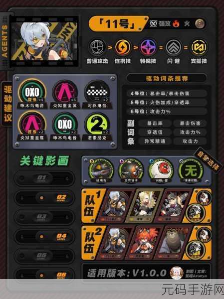 绝区零角色养成优先级全解析，一图流带你轻松突破