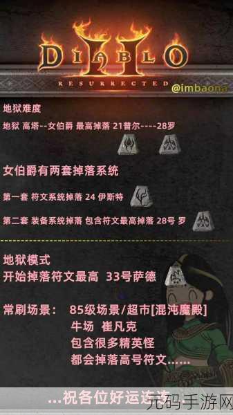暗黑破坏神 2 普通难度刷装备秘籍大公开