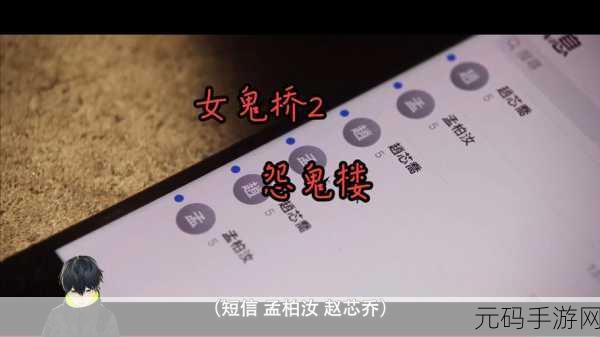 女鬼桥2怨鬼楼游戏震撼发布，探寻台湾真实事件的恐怖之旅