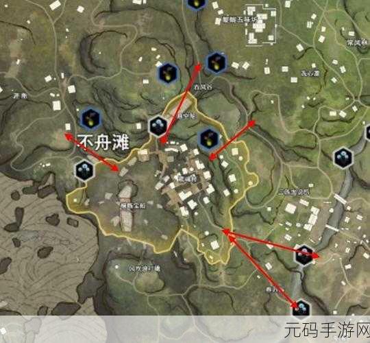 永劫无间手游,不舟滩搜刮秘籍——路线全解析