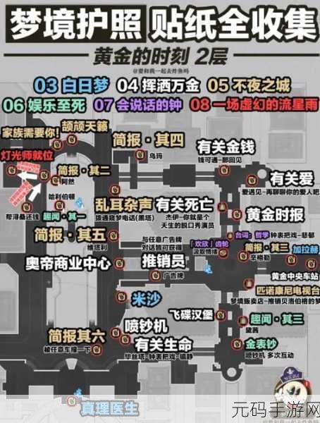 崩坏星穹铁道，梦中群星贴纸全收集指南