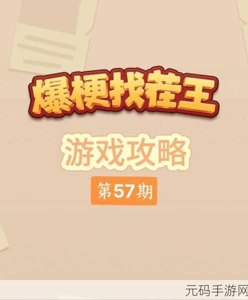 文字爆梗王风靡全网,解锁你的文字游戏新乐趣!