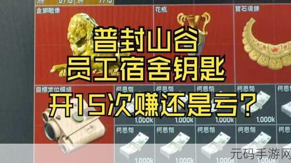 暗区突围主卧室钥匙刷新地点全揭秘