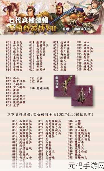 三国群英传 7 顶级道具获取秘籍大公开