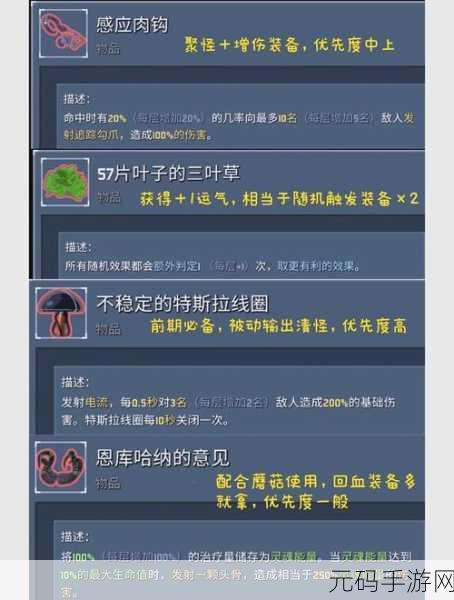 雨中冒险 2 异教徒强力流派装备搭配指南