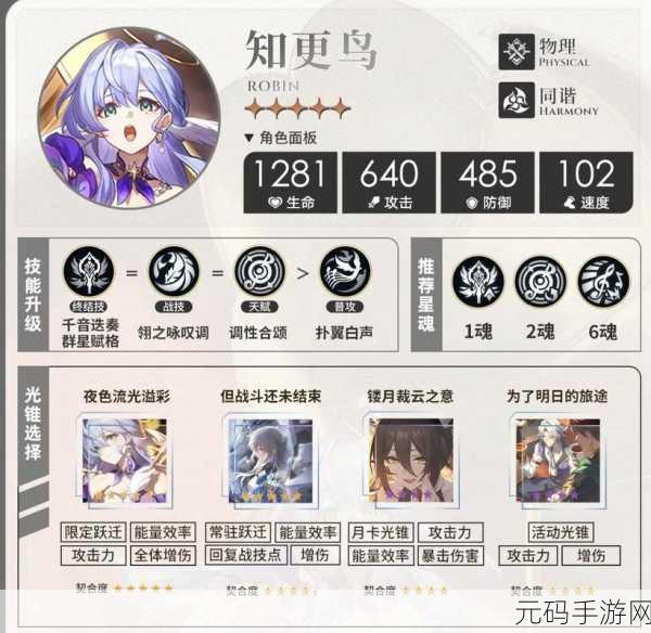 崩坏星穹铁道，知更鸟全方位养成指南