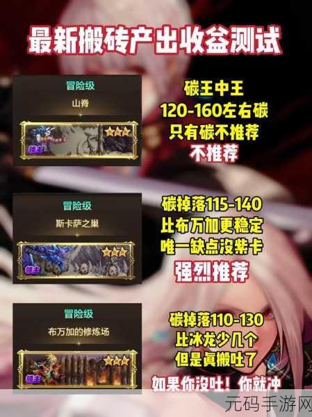 DNF 手游搬砖地图全解析,快速致富秘籍