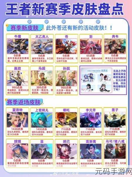 王者荣耀S38 赛季活动全方位更新解读