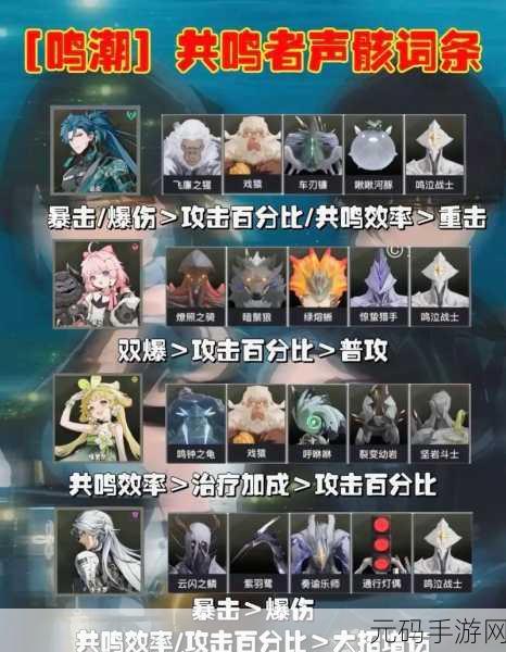 鸣潮未完型巨浪级声骸效果全解析及实战攻略指南