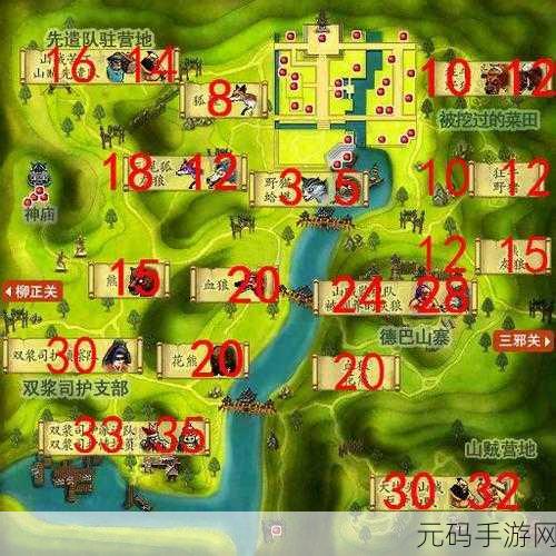 热血江湖手游，探寻怪多的地图秘籍