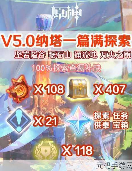 原神纳塔声望奖励全揭秘,让你实力飙升的宝藏攻略